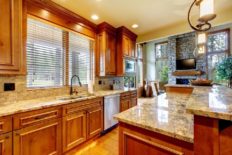 Customized Gig Harbor granite countertop in WA near 98335